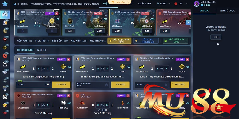 Sảnh TF ESports Mu88 - Sảnh cá cược thể thao điện tử hấp dẫn 1 Sảnh TF Esports là gì?